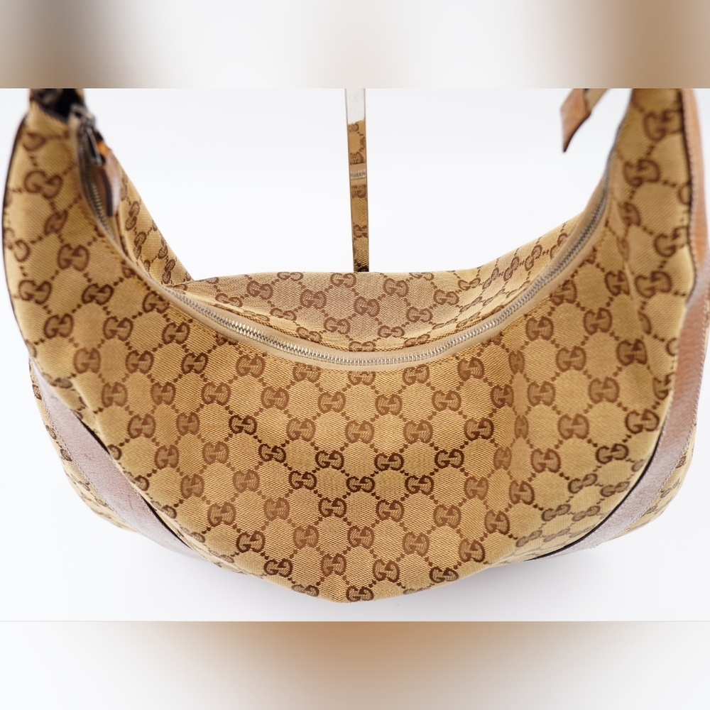 (MT292) Gucci GG Canvas Hobo Shoulder Bag - Picture 2 of 14